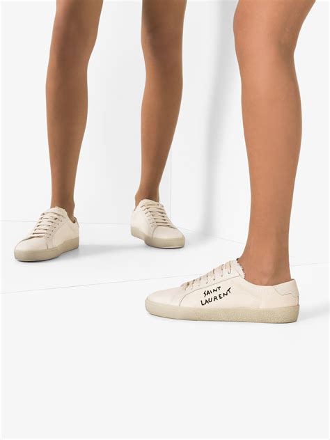 ysl court clasdic sneaker star gold|Saint Laurent Women's Court Classic SL/06 California Low Top .